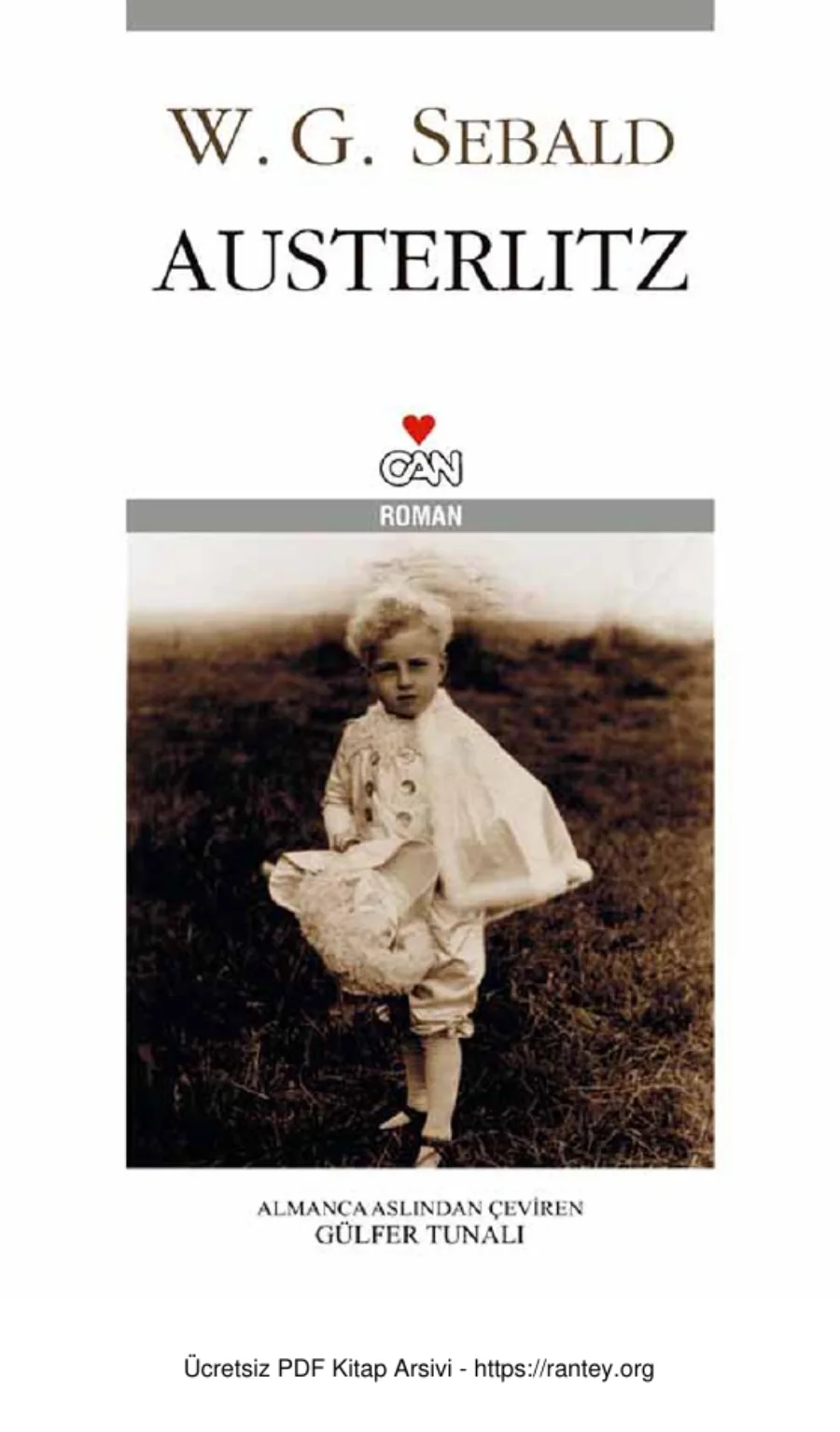 W G Sebald Austerlitz Can Yayınları kapak görseli
