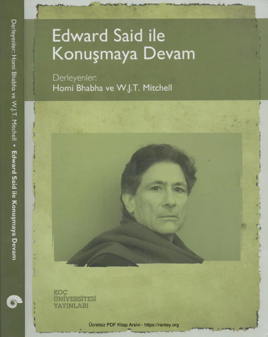 W J T Mitchell Edward Said ile Konuşmaya Devam kapak görseli