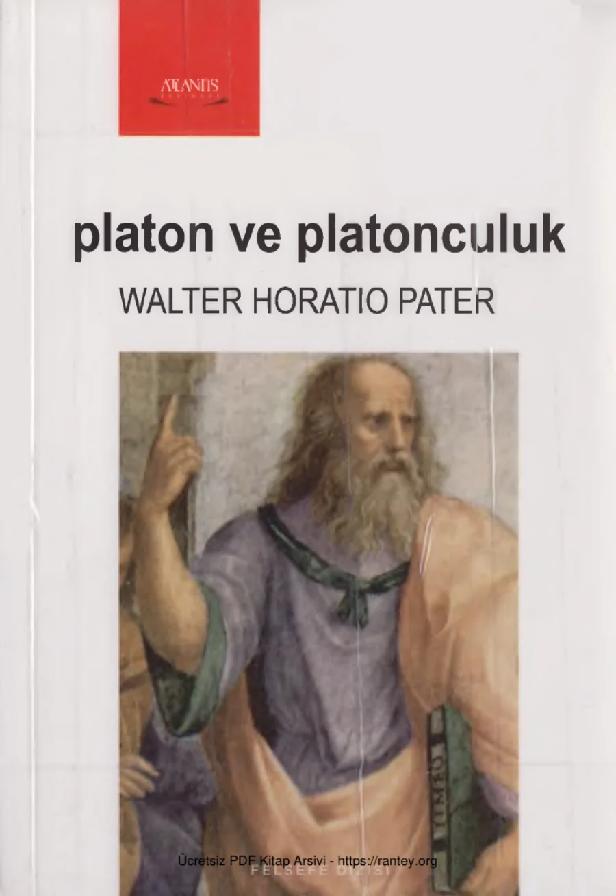 Walter Horatio Pater Platon ve Platonculuk kapak görseli