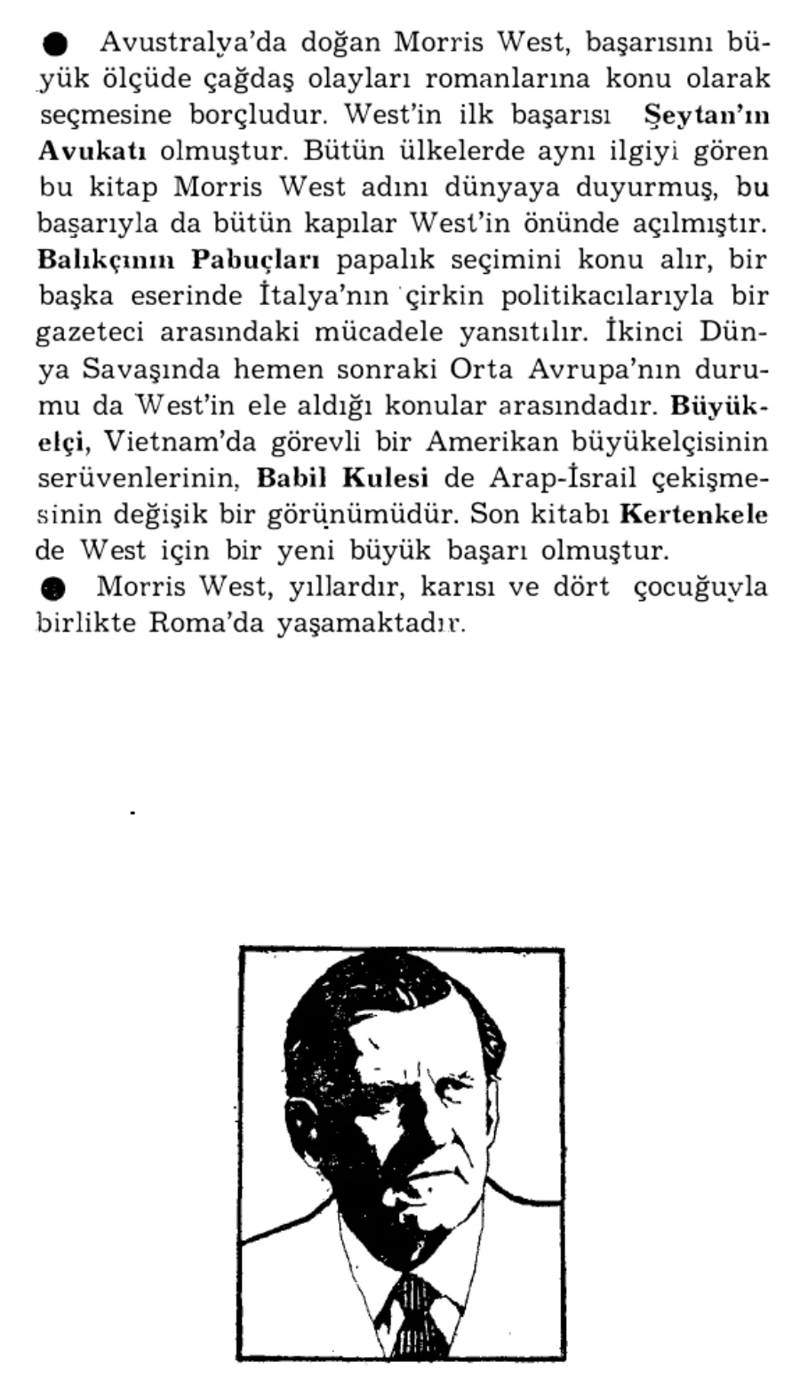 West Büyükelçi kitap kapağı