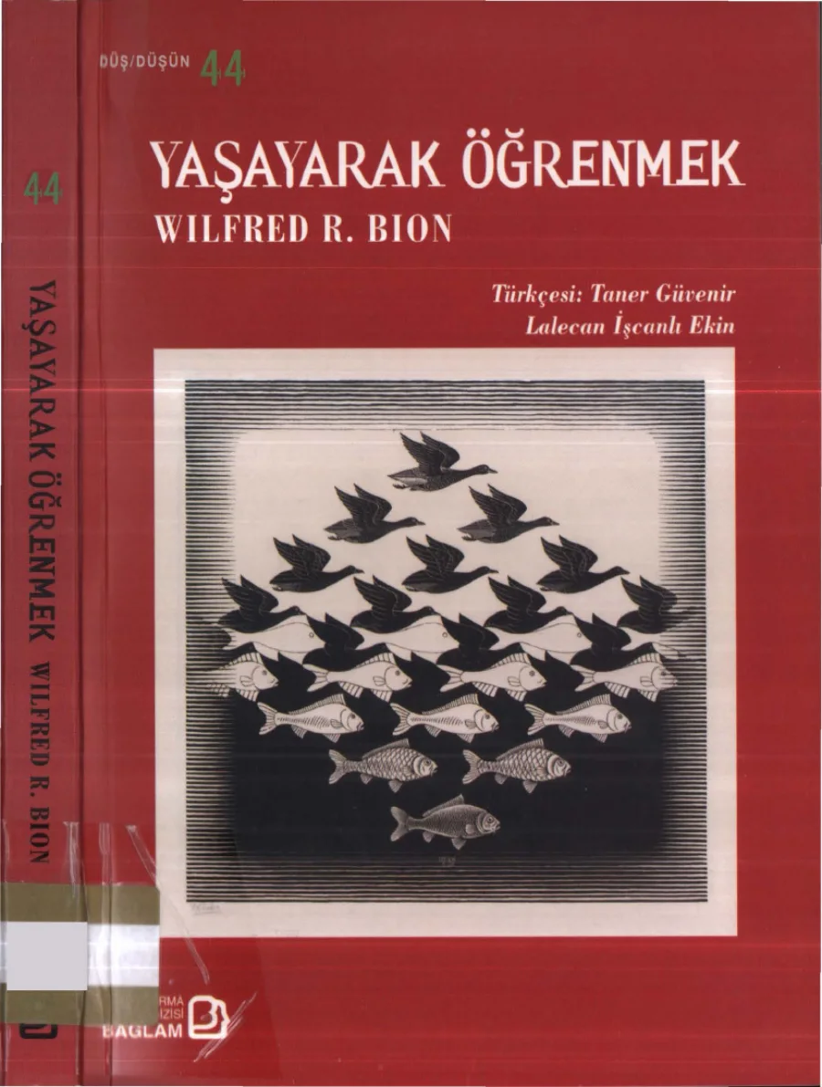 Wilfred R Bion Yaşayarak Öğrenmek kapak görseli