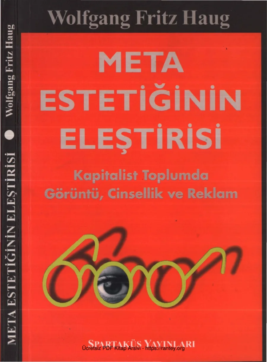 Wolfgang Fritz Haug Meta Estetiğinin Eleştirisi kapak görseli