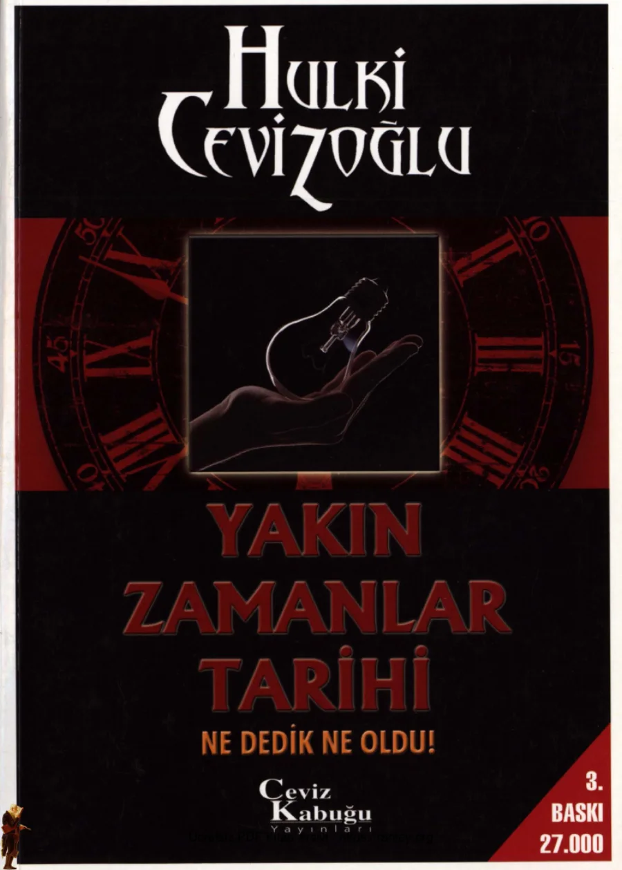 Yakın Zamanlar Tarihi Ceviz Kabuğu Yayınları kapak görseli