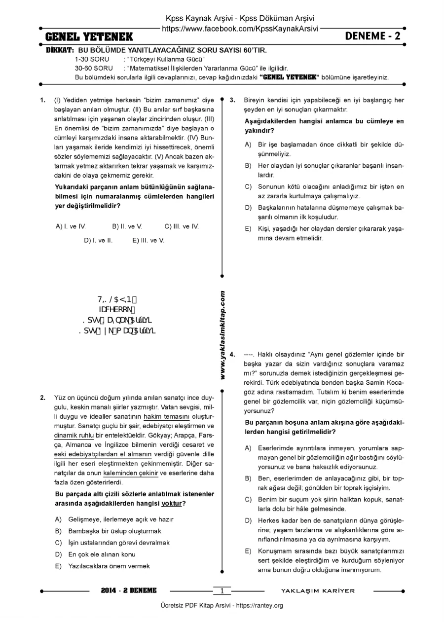 Yaklasim 2014 Tg2 GyGk kapak görseli