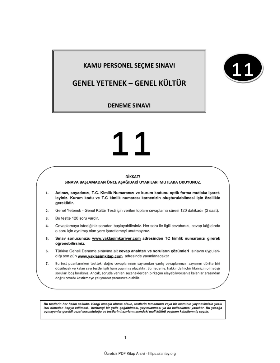 yaklasim kpss onlisans deneme sinavi kapak görseli