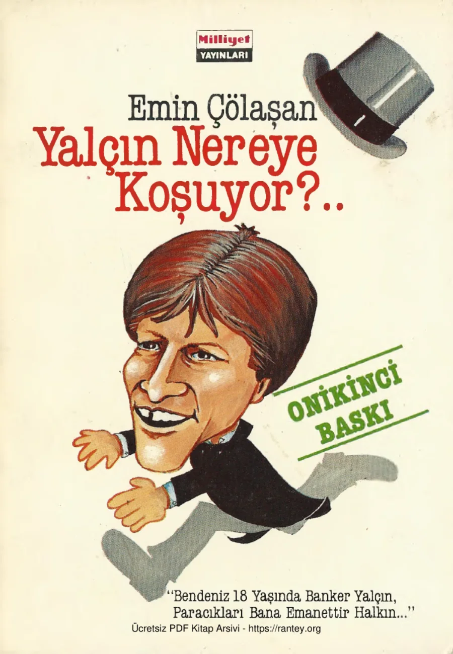 Yalçın Nereye Koşuyor Milliyet Yayınları kapak görseli
