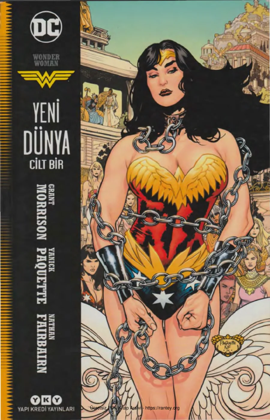 Yanick Paquette Nathan Fairbairn Wonder Woman Yeni Dünya Cilt 1 kapak görseli