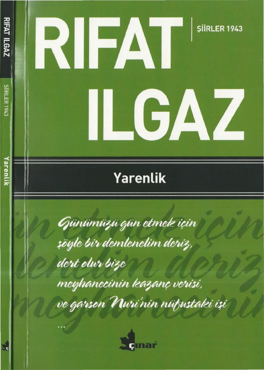 Yarenlik kitap kapağı