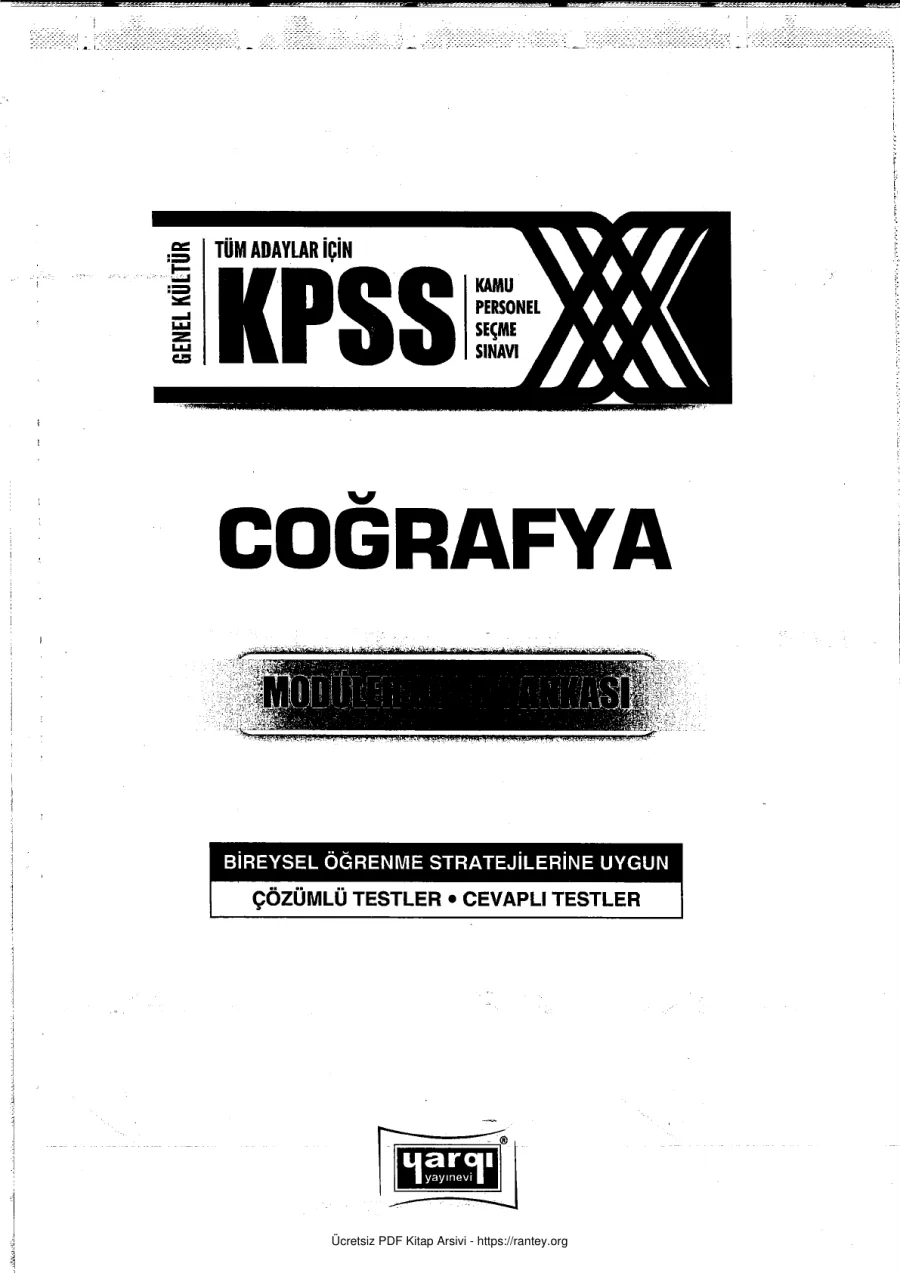 Yargı COĞRAFYA SORU BANKASI 2020 adlı dosyanın kopyası kapak görseli