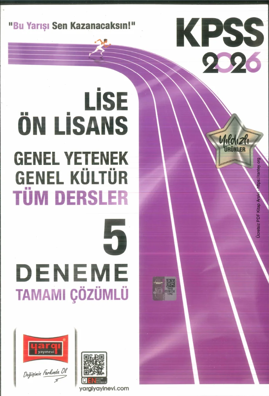 YARGI ONLISANS ORTAOGRETIM COZUMLU 5 DENEME 2026 kapak görseli