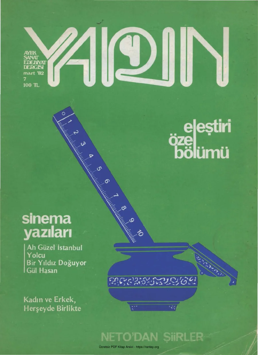 Yarın Sayı 07 Mart 1982 kapak görseli