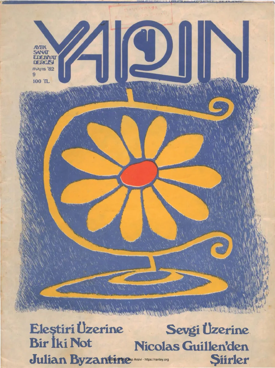 Yarın Sayı 09 Mayıs 1982 kapak görseli