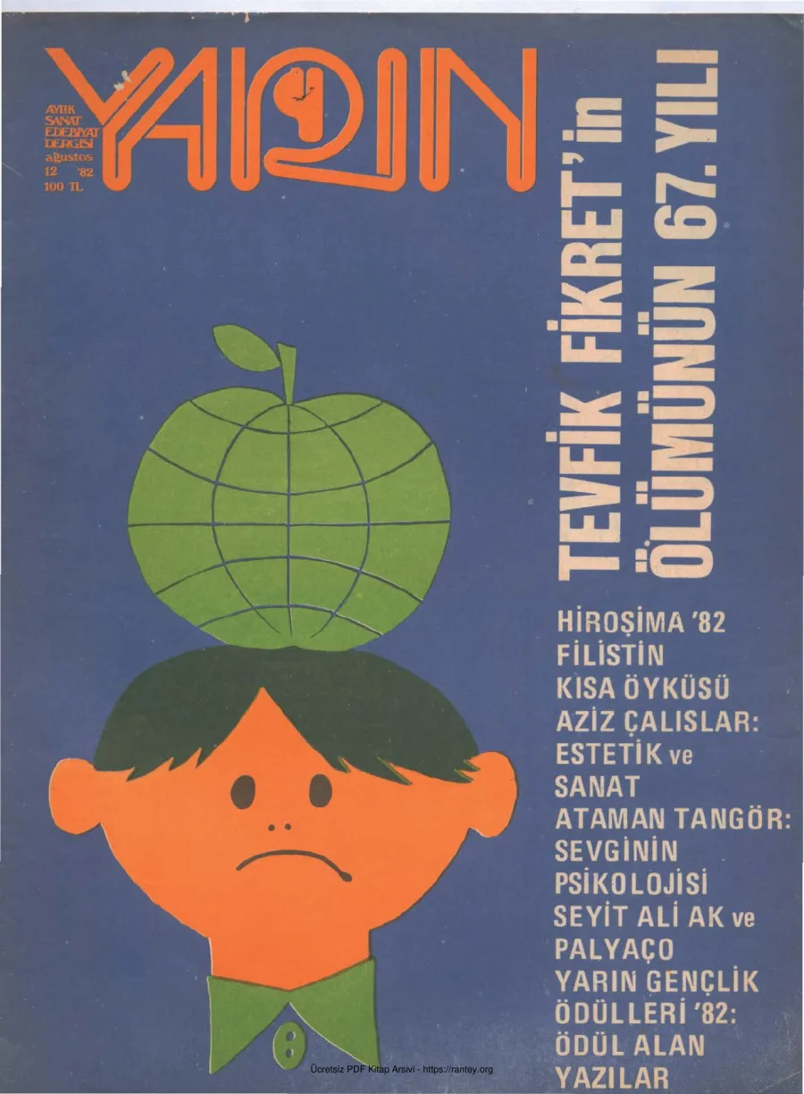 Yarın Sayı 12 Ağustos 1982 kapak görseli