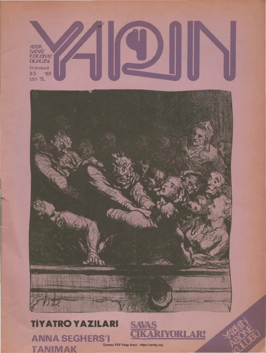 Yarın Sayı 23 Temmuz 1983 kapak görseli