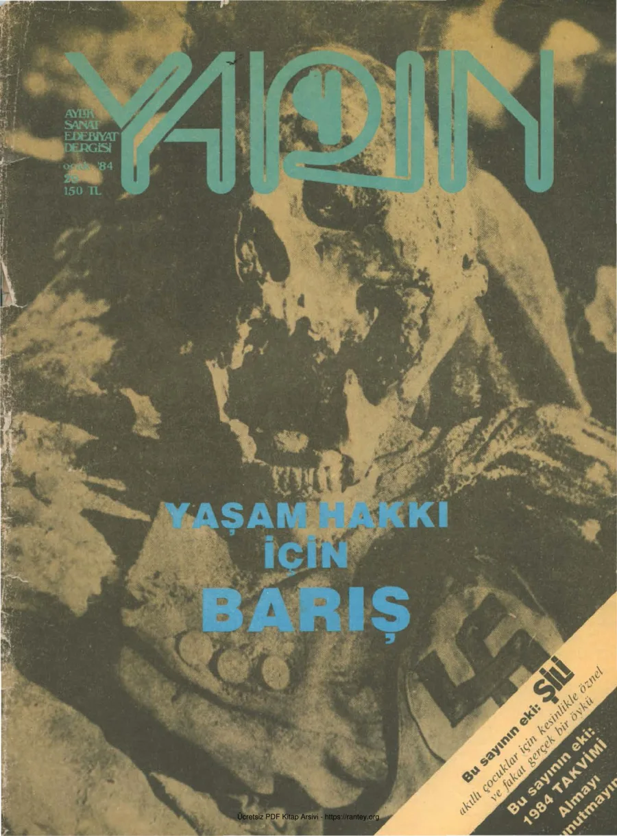 Yarın Sayı 29 Ocak 1984 kapak görseli