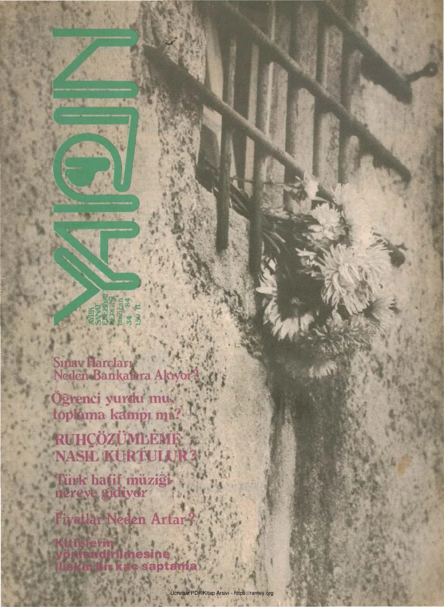 Yarın Sayı 34 Haziran 1984 kapak görseli