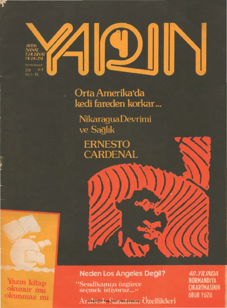Yarın Sayı 35 Temmuz 1984 kapak görseli