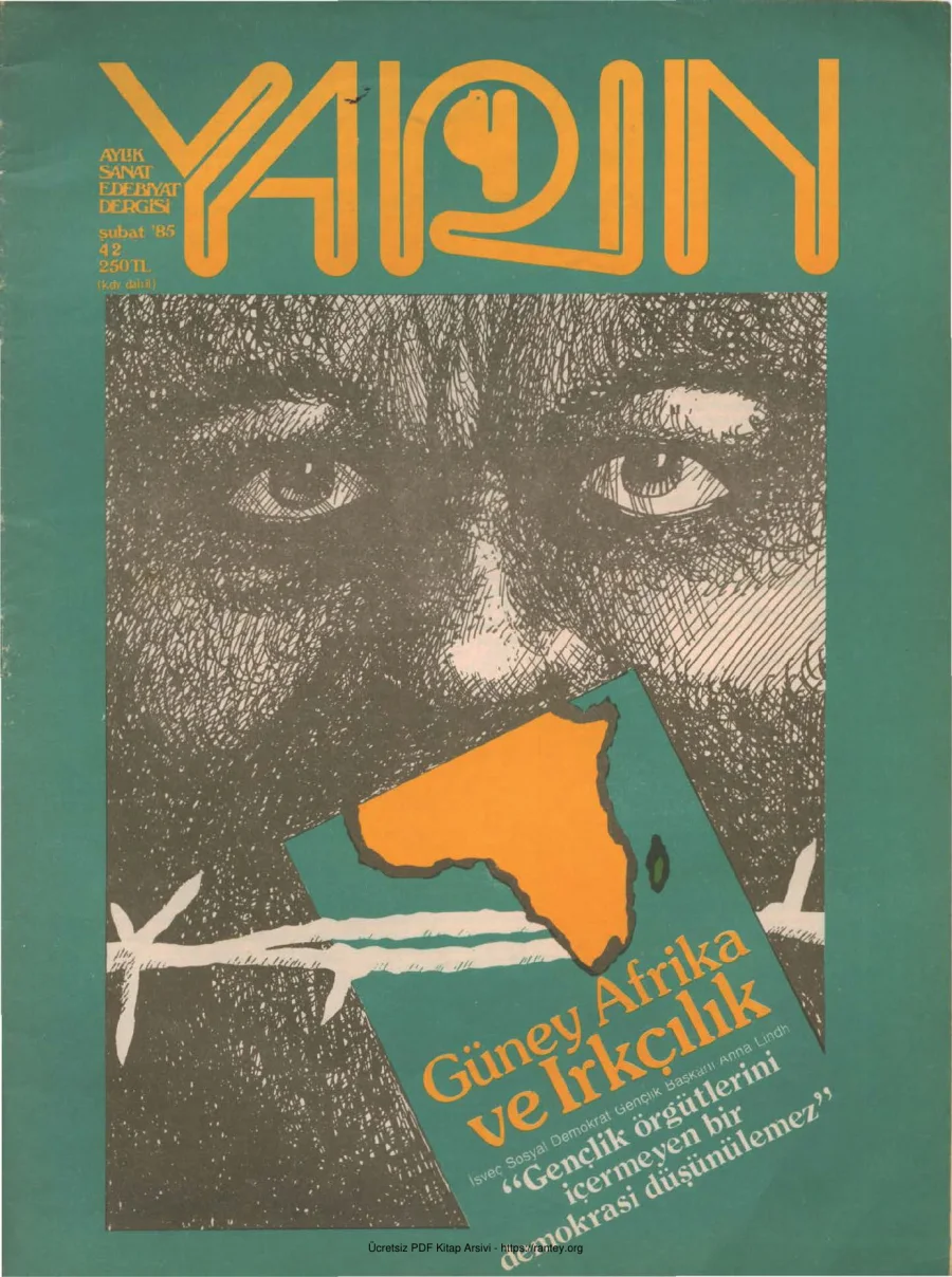 Yarın Sayı 42 Şubat 1985 kapak görseli