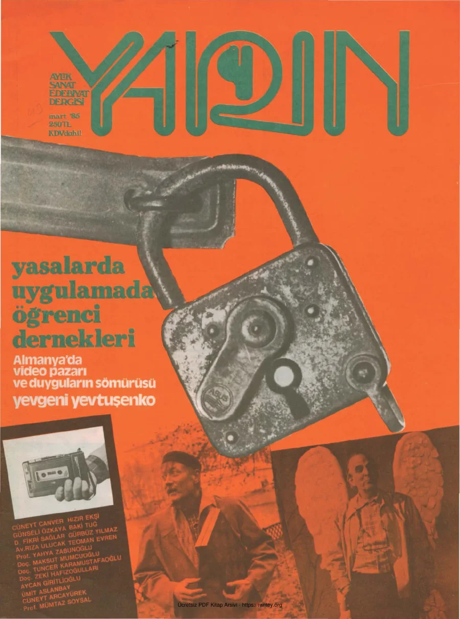 Yarın Sayı 43 Mart 1985 kapak görseli