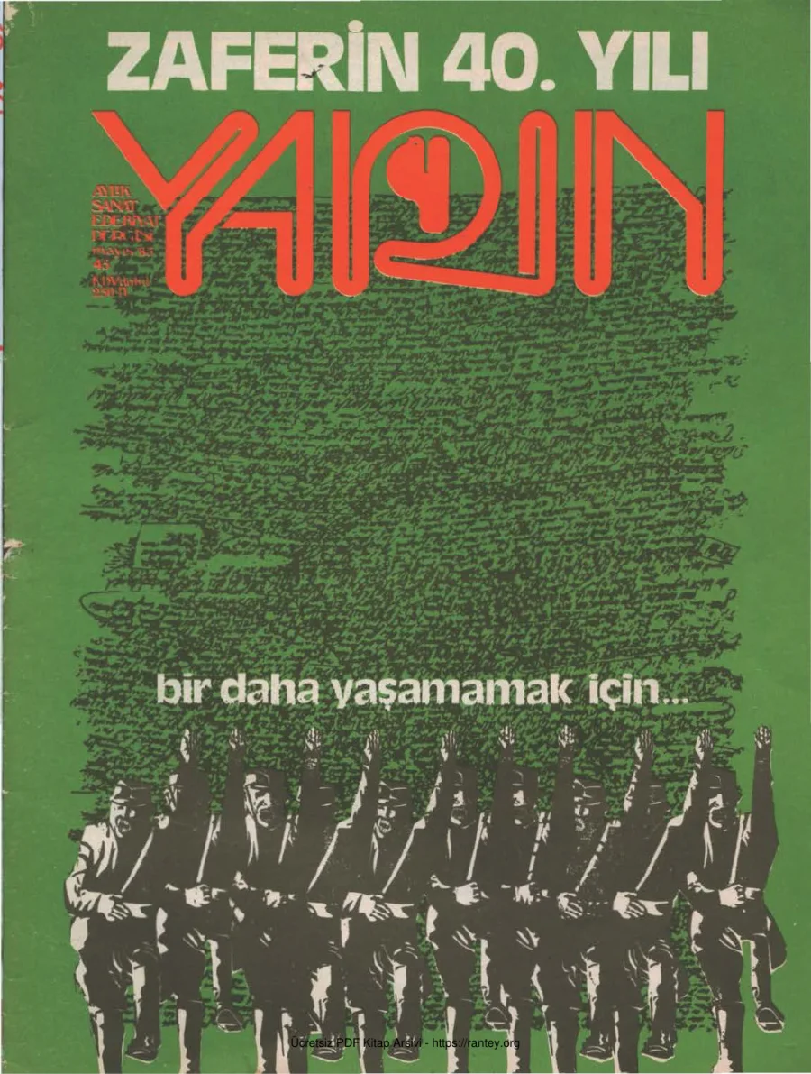Yarın Sayı 45 Mayıs 1985 kapak görseli