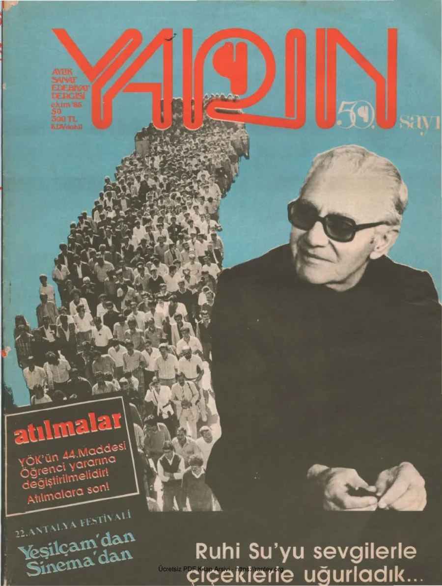 Yarın Sayı 50 Ekim 1985 kapak görseli