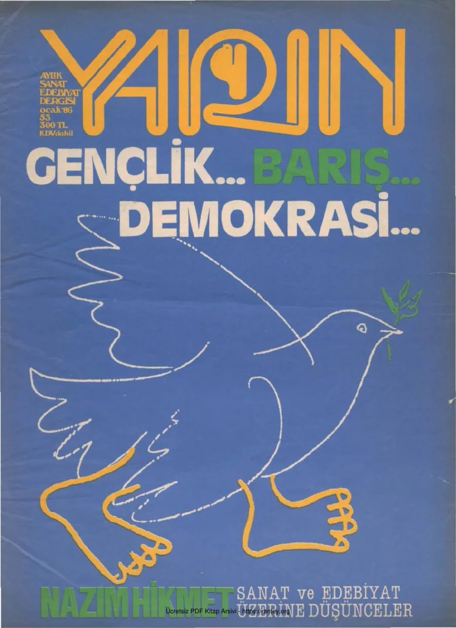 Yarın Sayı 53 Ocak 1986 kapak görseli