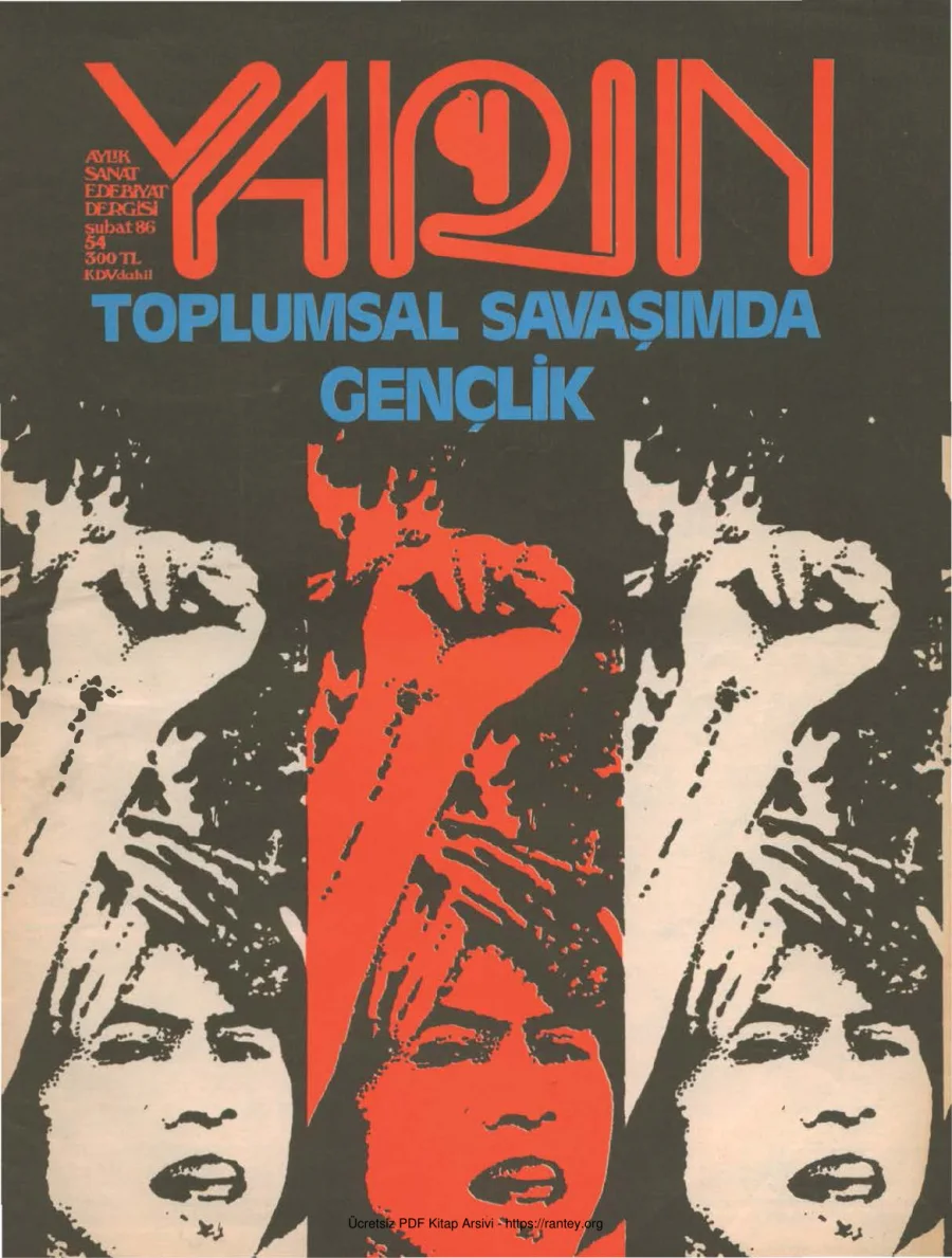 Yarın Sayı 54 Şubat 1986 kapak görseli