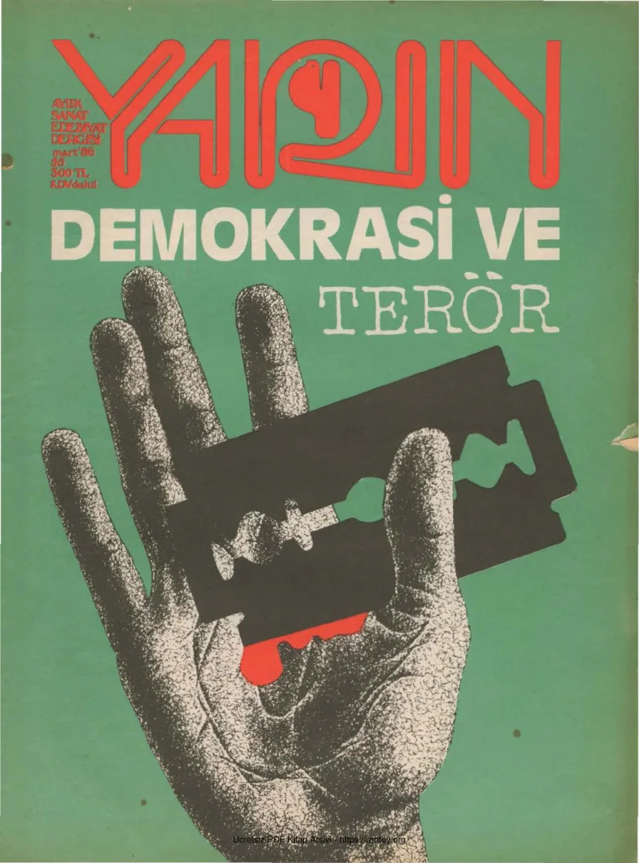 Yarın Sayı 55 Mart 1986 kapak görseli