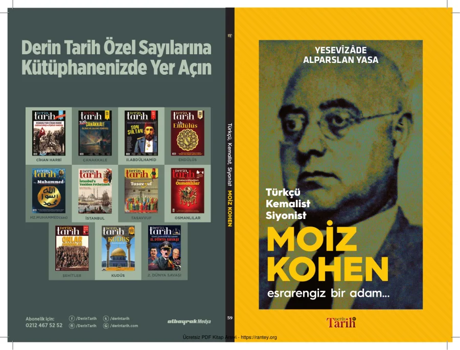 Yasa Moiz Kohen kapak görseli