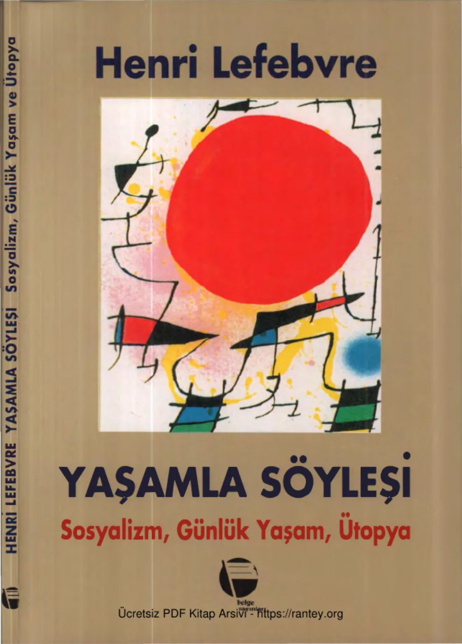 Yaşamla Söyleşi Belge Yayınları kapak görseli