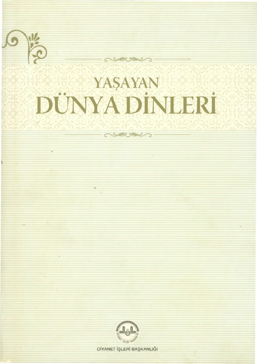 Yaşayan Dünya Dinleri DİB Yayınları kapak görseli