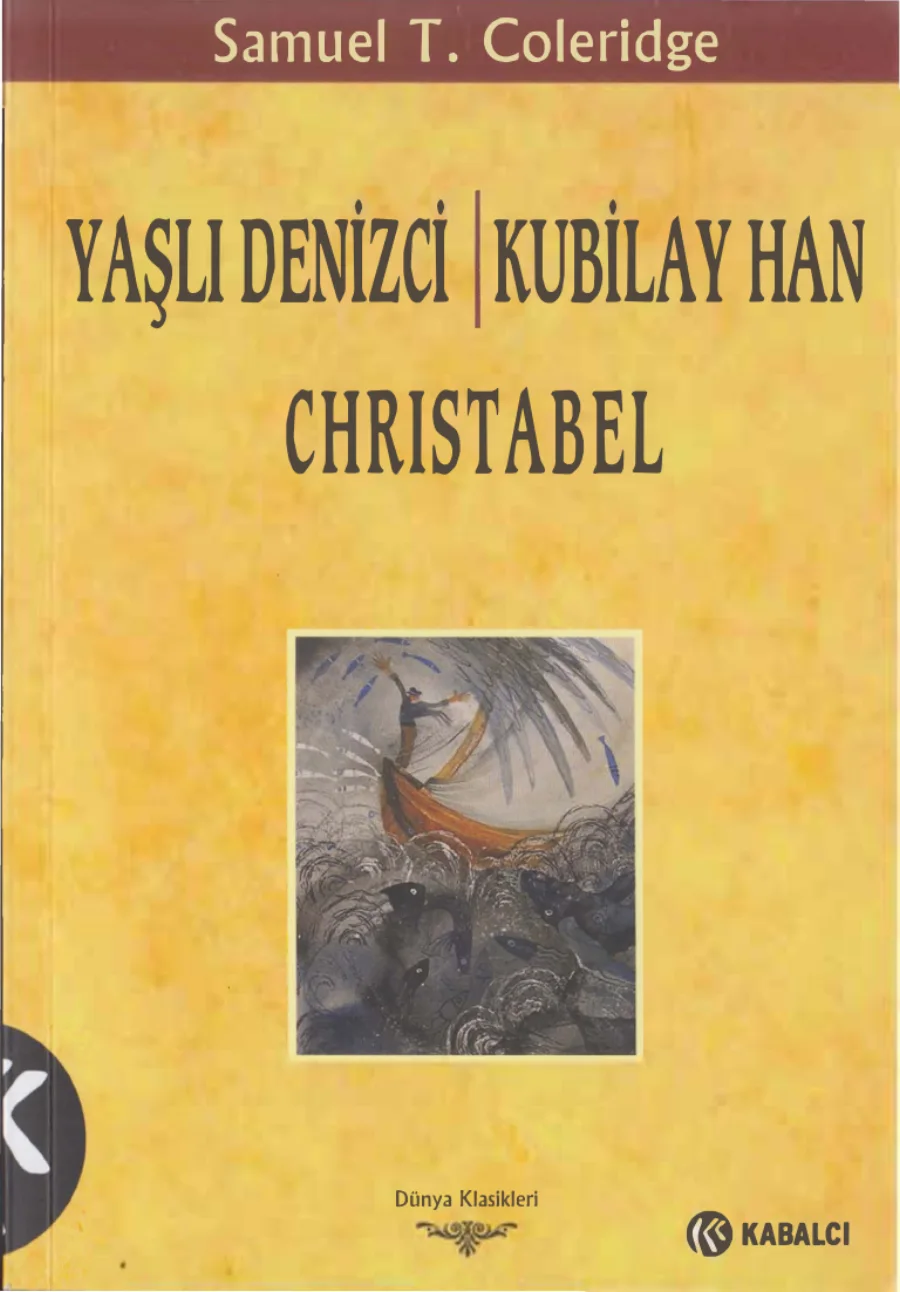 Yaşlı Denizci Kubilay Han Christabel kapak görseli