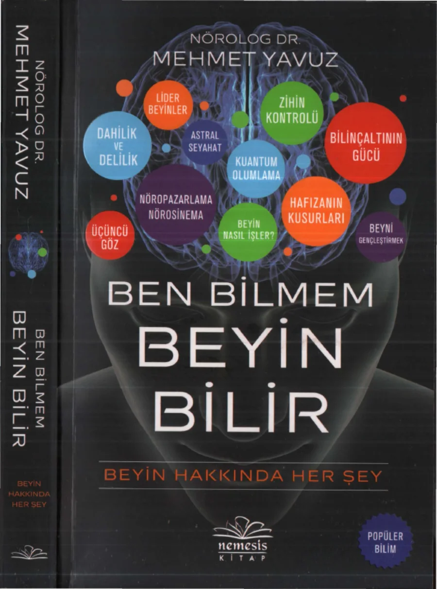 Yavuz Ben Bilmem Beyin Bilir Nemesis Yayınları kapak görseli