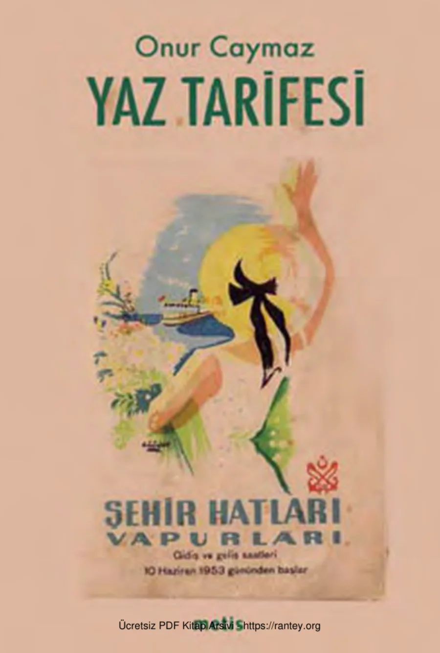 Yaz Tarifesi kapak görseli