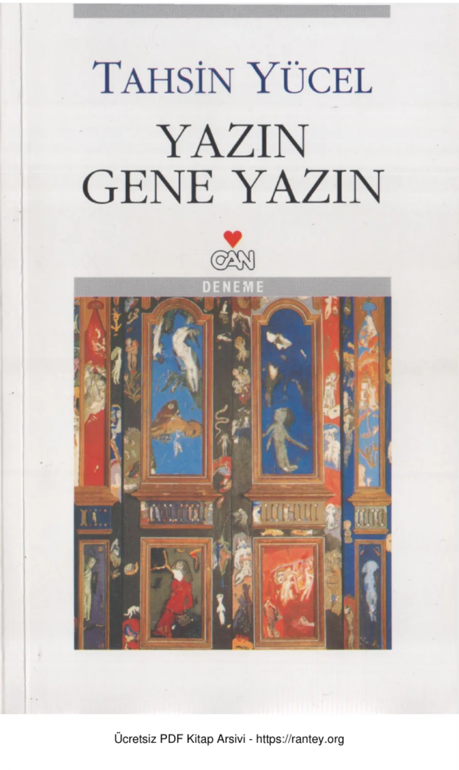Yazın Gene Yazın Can Yayınları kapak görseli