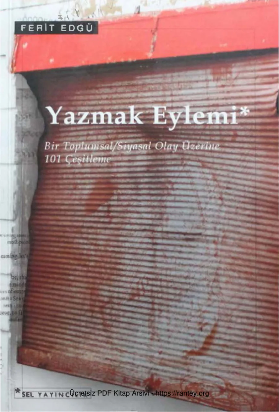Yazmak Eylemi kapak görseli