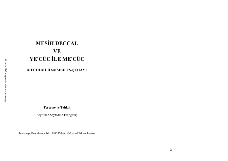 Yecuc Mecuc Ebu Abdulmumin Tekin Mıhçı kapak görseli