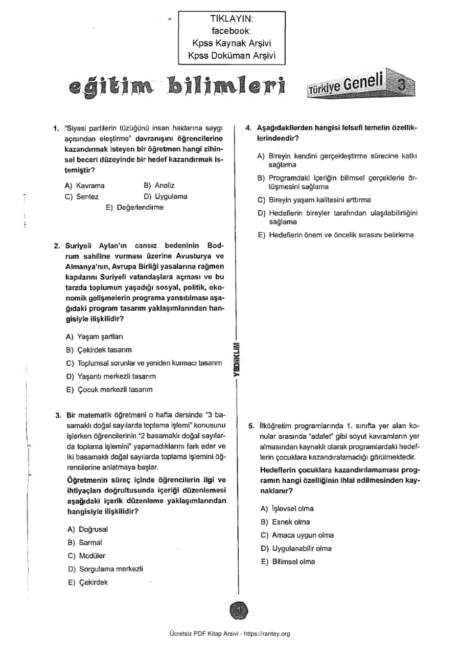 Yediiklim 2016 Tg3 Egitim kapak görseli