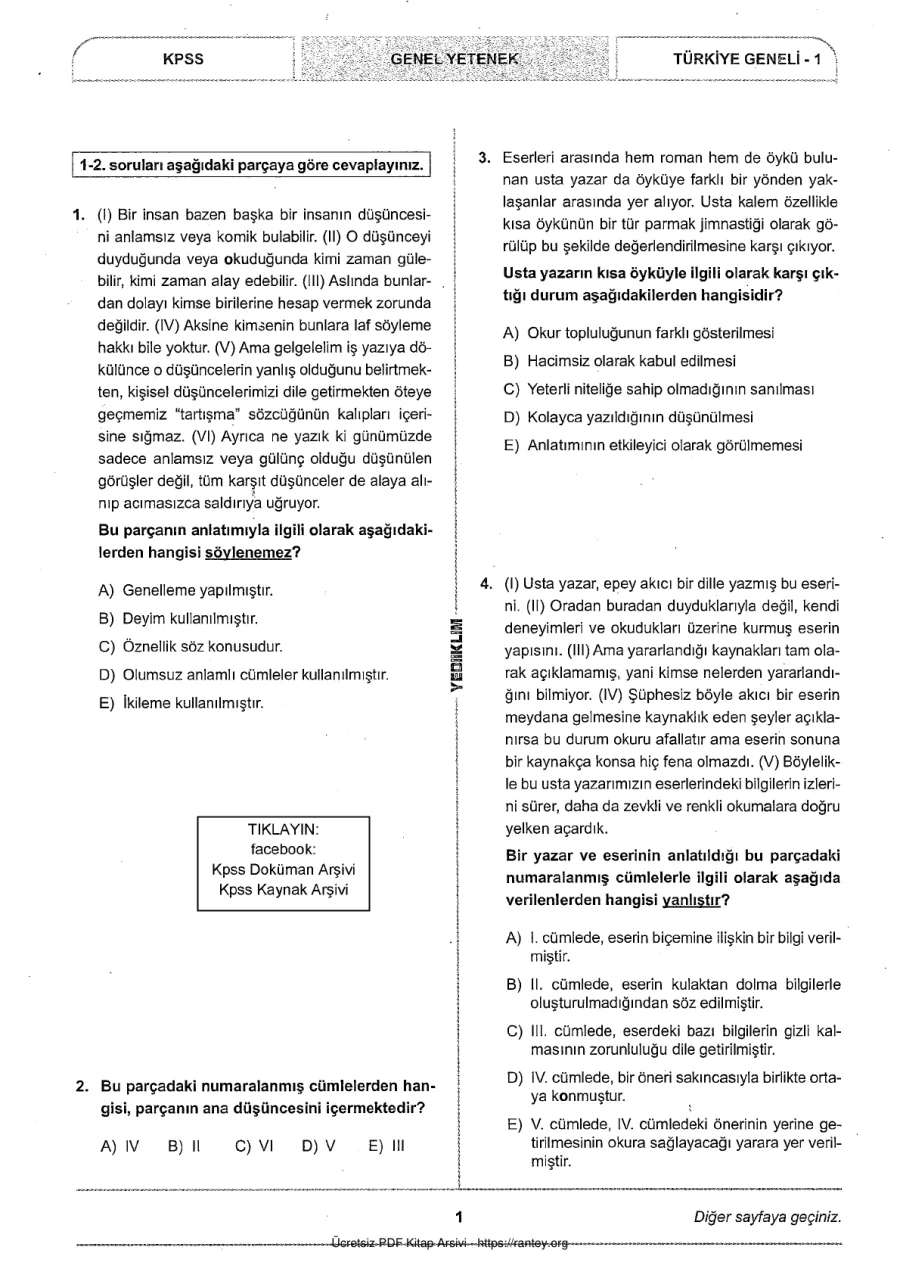 Yediiklim 2018 Tg1 GyGk kapak görseli