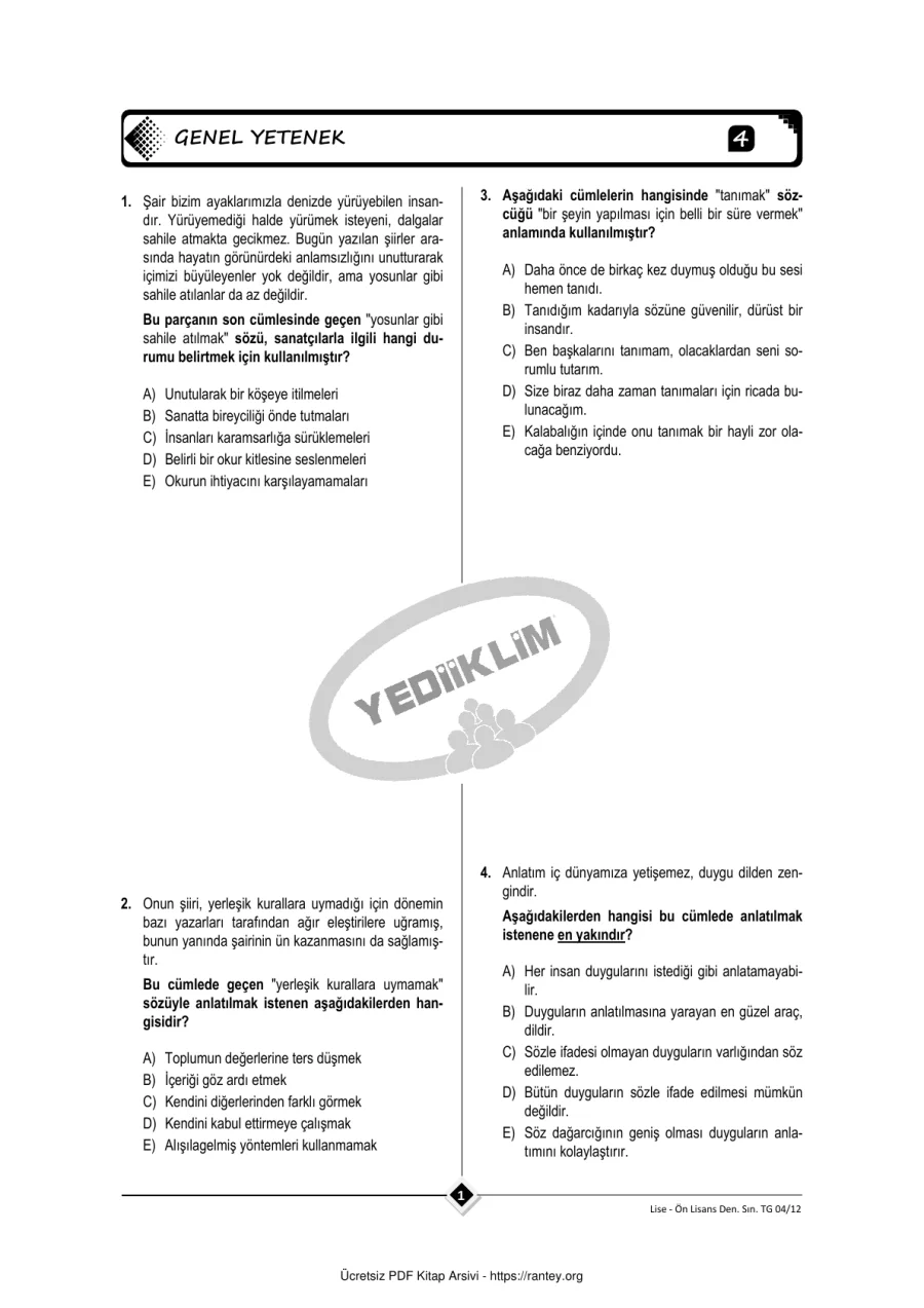 yediiklim kpss onlisans deneme sinavi kapak görseli