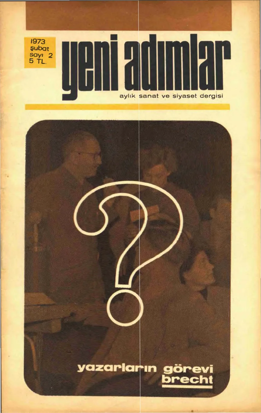 Yeni Adımlar Sayı 02 Şubat kitap kapağı