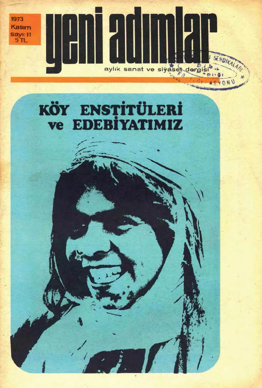 Yeni Adımlar Sayı 11 Kasım kitap kapağı