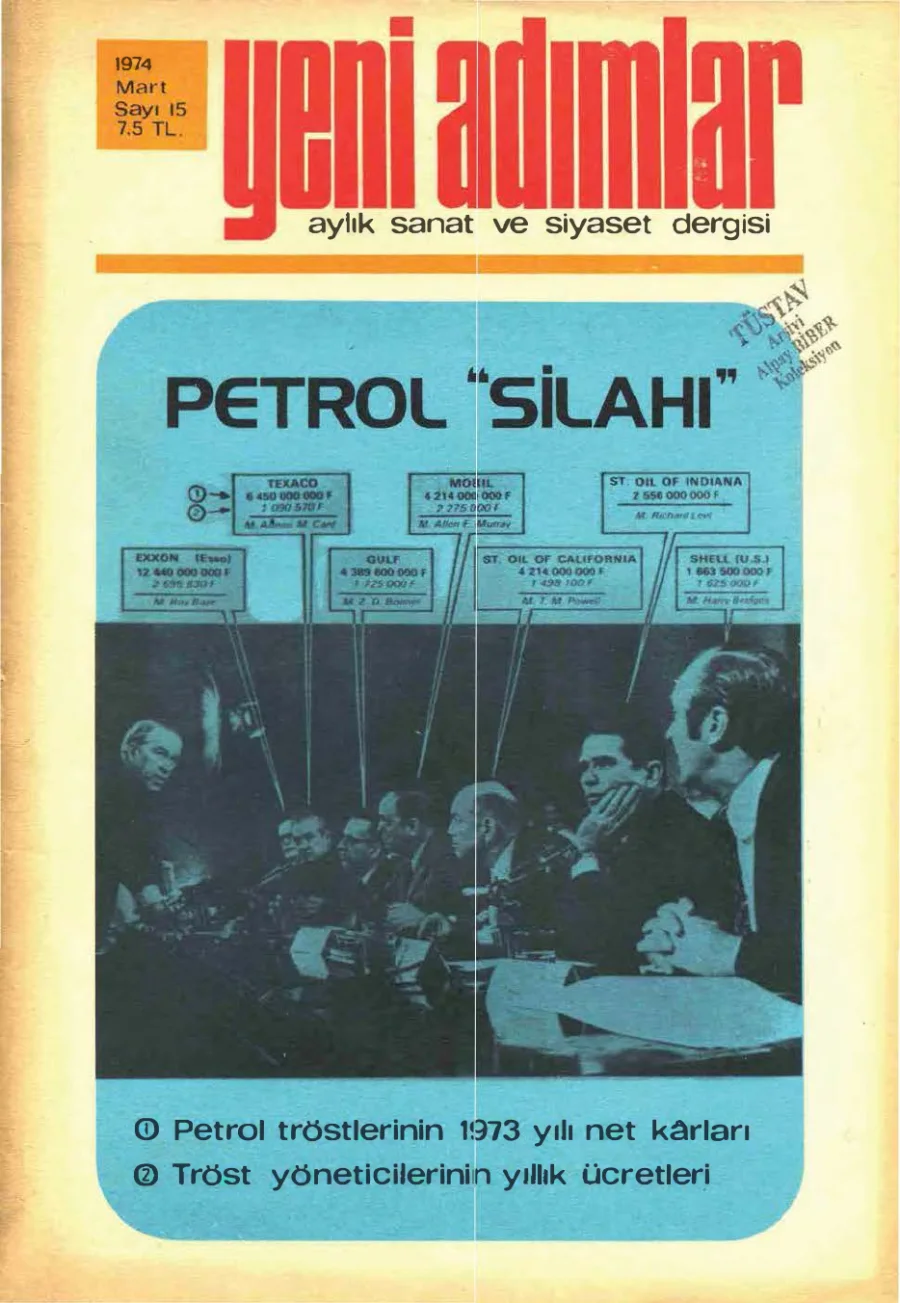 Yeni Adımlar Sayı 15 Mart kitap kapağı