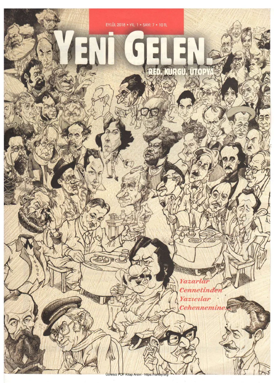 Yeni Gelen Sayı 007 Eylül 2018 kapak görseli