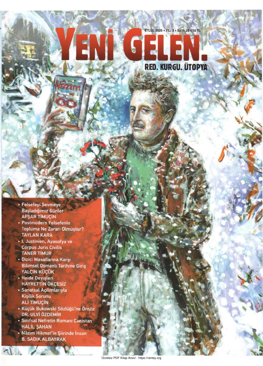 Yeni Gelen Sayı 028 Eylül 2020 kapak görseli