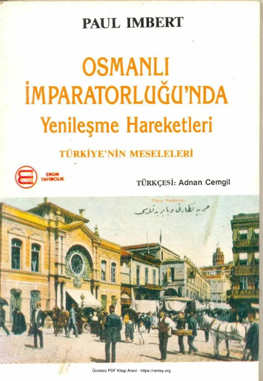 Yenileşme Hareketleri Türkiyenin Meseleleri çev Adnan Cemgil Paul Imbert kapak görseli