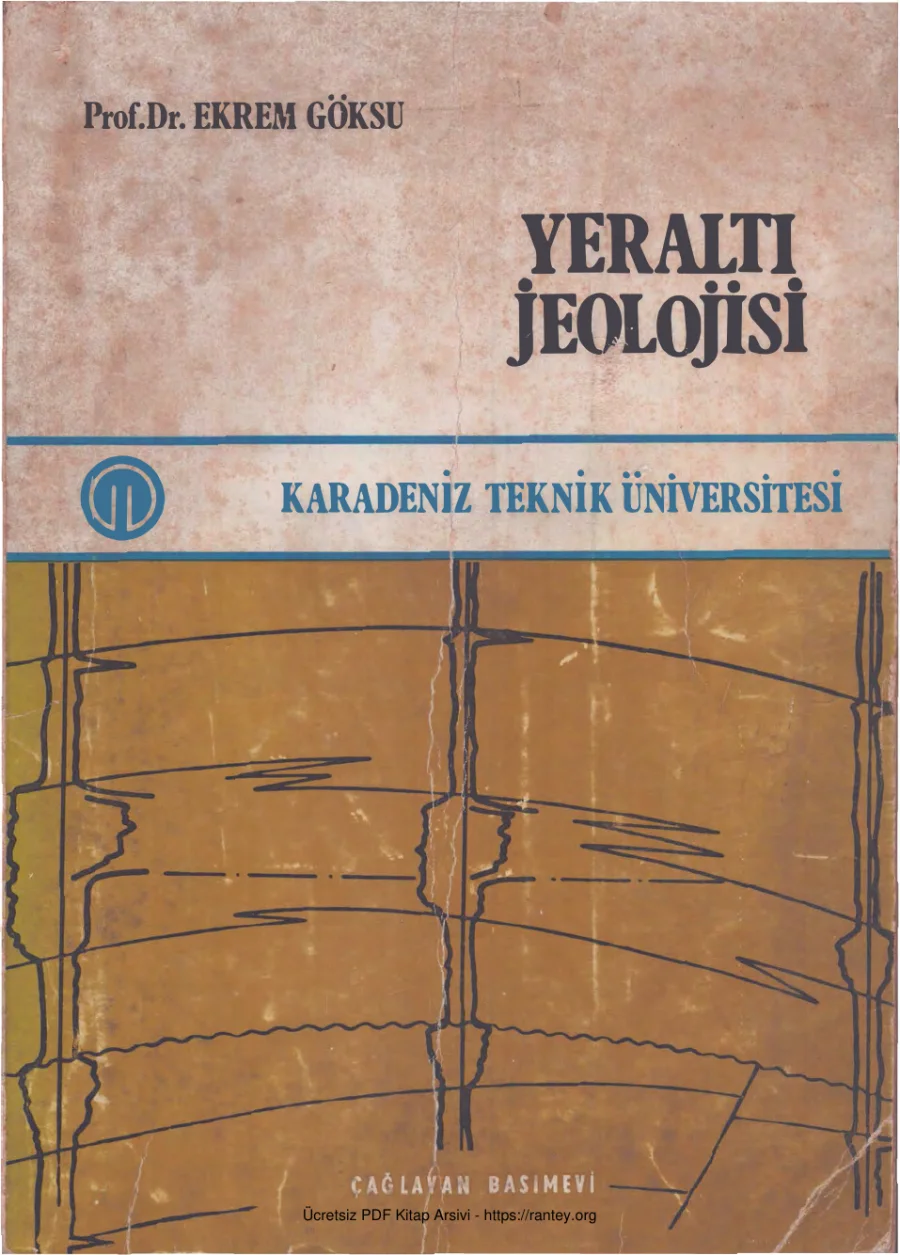 yeraltı Jeolojisi KTÜ Yayınları kapak görseli