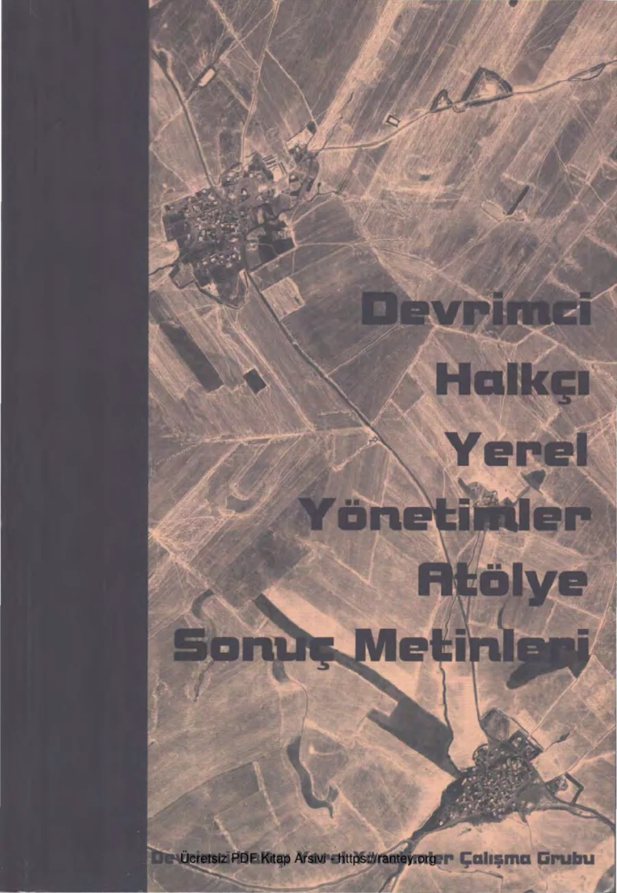 Yerel Yönetimler Atölye Sonuç Metinleri kapak görseli