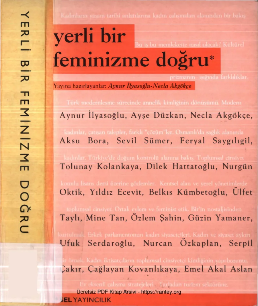 Yerli Bir Feminizme Doğru kapak görseli