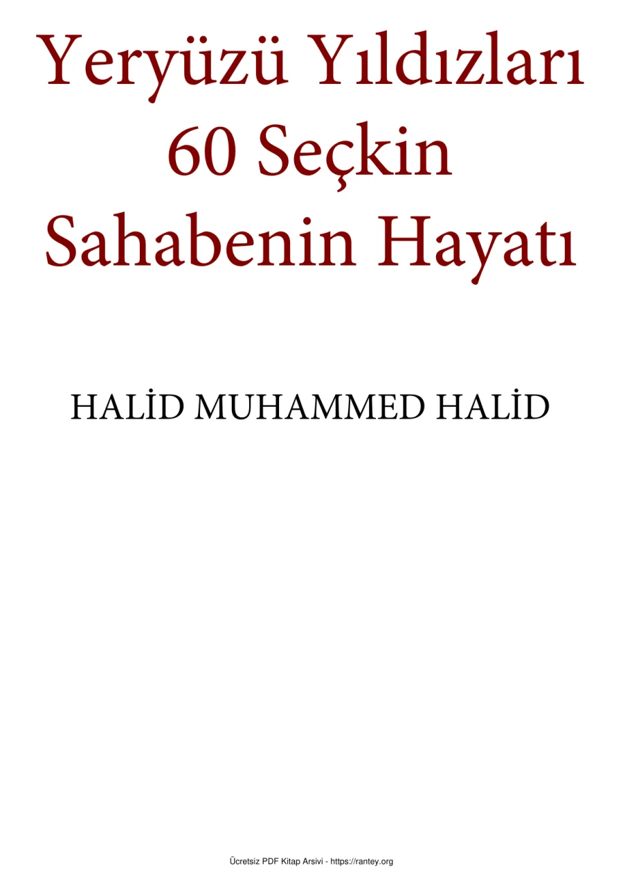 YERYÜZÜNÜN YILDIZLARI 60 SEÇKİN SAHABE Ebu Abdulmumin Tekin Mıhçı kapak görseli